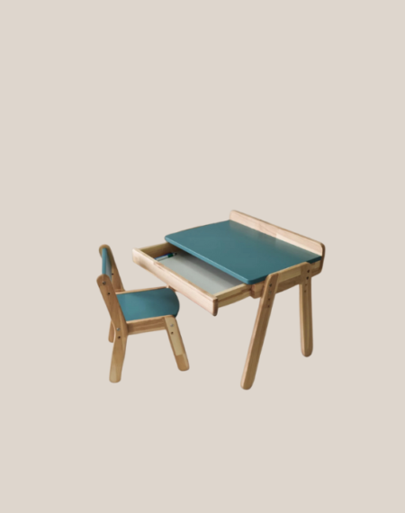 kids wooden table and chair set