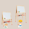 Caballete infantil de doble cara para actividades de dibujo y pintura