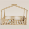 Montessori House Bed for Toddlers in Birch Wood