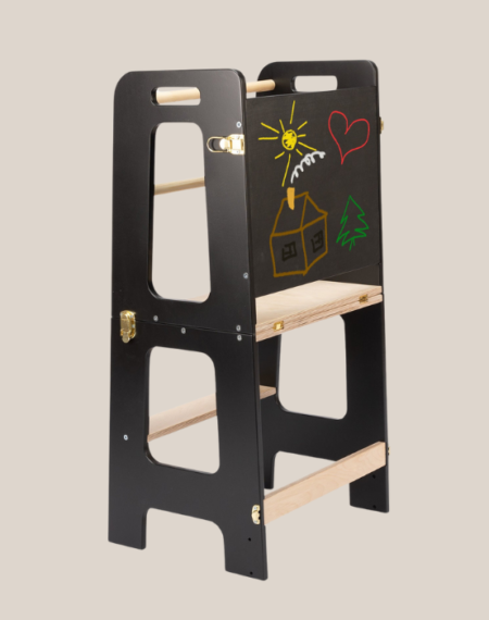 Sturdy Wooden Learning Tower – Ideal for Toddlers to Help in the Kitchen