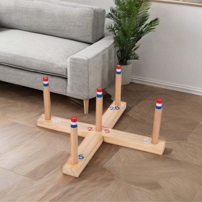 wooden ring toss games