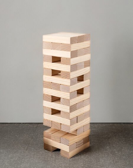 timber tower wood block stacking game